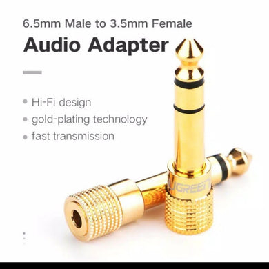 UGreen Headphone Jack Adapter Plug 3.5mm (1/8”) To 6.35mm (1/4”)
