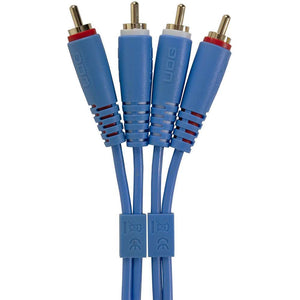 UDG Ultimate Audio Cable RCA-RCA Blue Straight