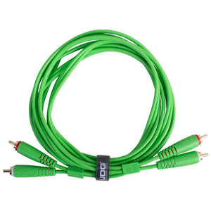UDG Ultimate Audio Cable RCA-RCA Green Straight