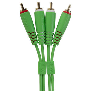 UDG Ultimate Audio Cable RCA-RCA Green Straight