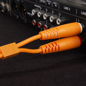 UDG Ultimate Audio Cable RCA-RCA Orange Straight