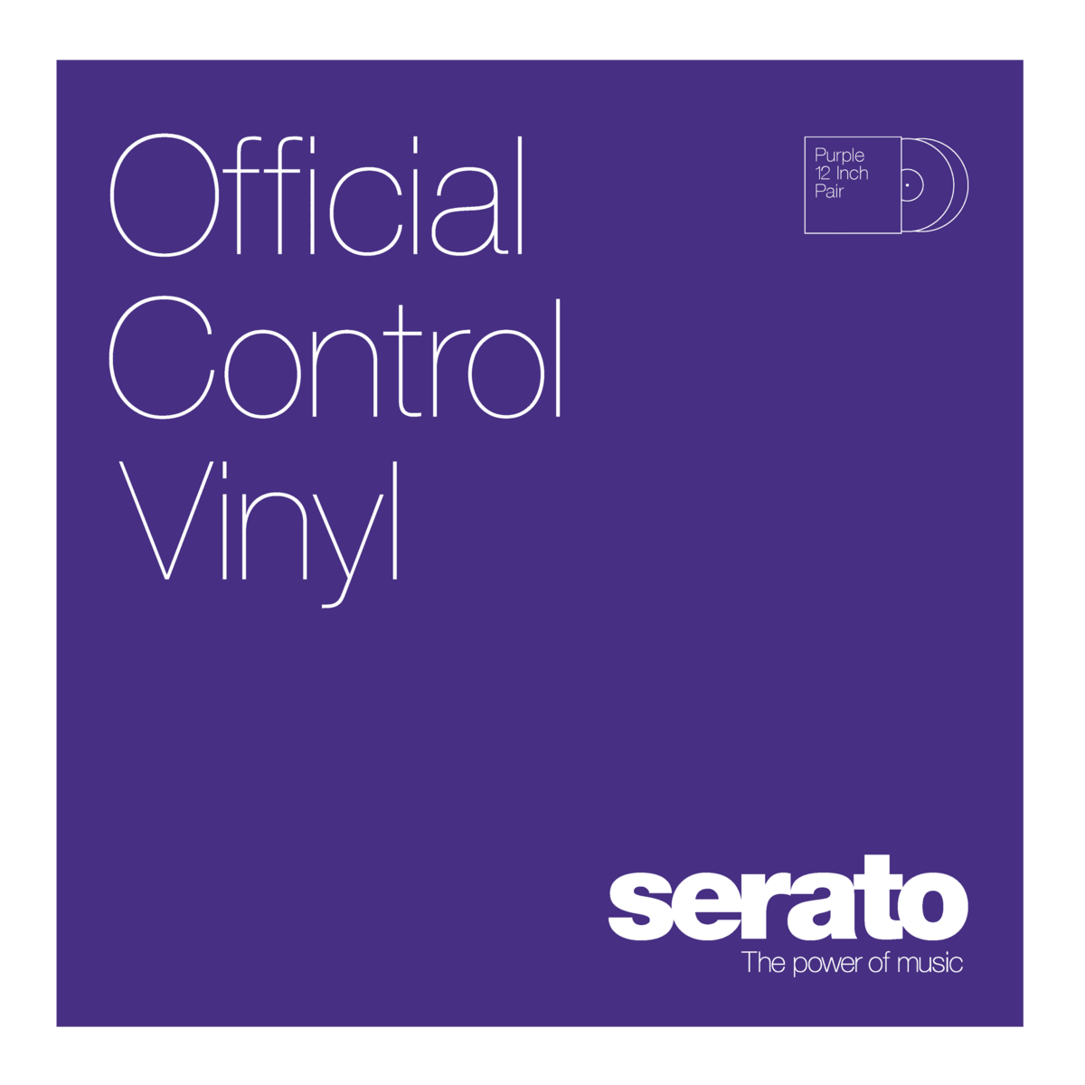 Serato Performance Series Official Control Vinyl (Pair) 12"