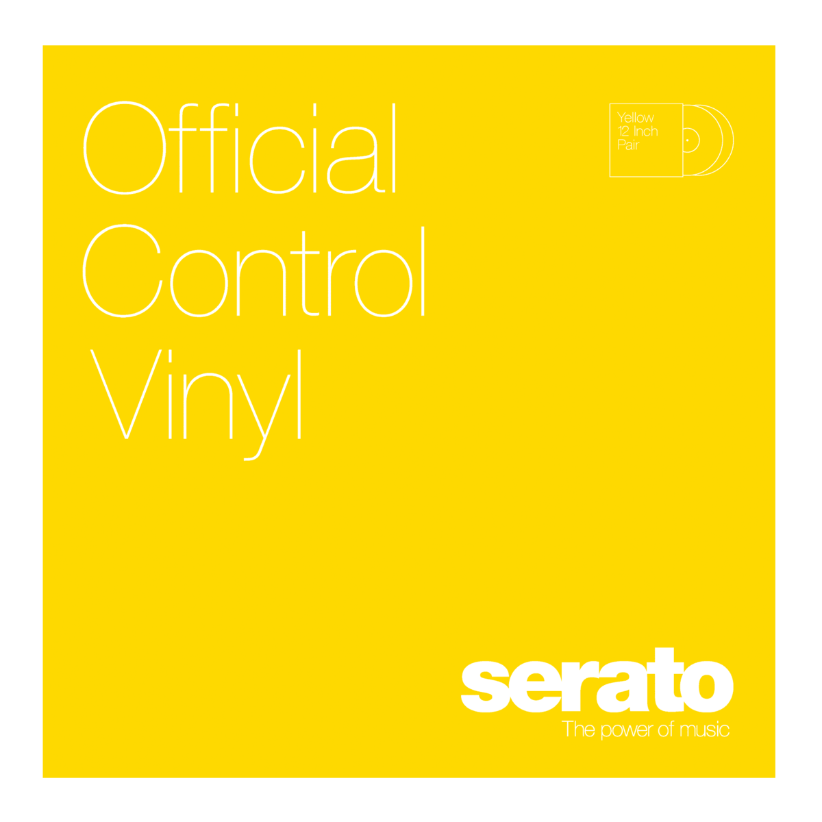 Serato Performance Series Official Control Vinyl (Pair) 12"