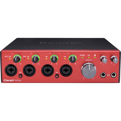 Focusrite Clarett+ 4Pre USB Type-C