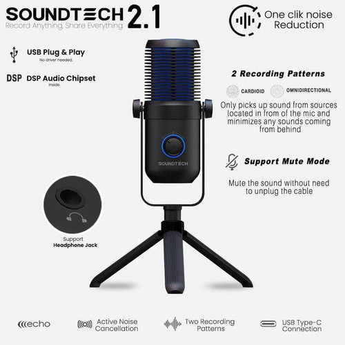 Soundtech 2.1 USB Condenser Microphone