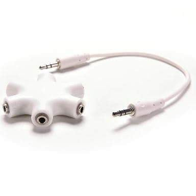 6-Way AUX Female Audio Splitter