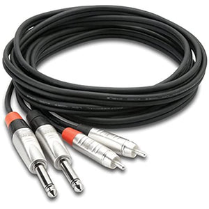 TS Male to RCA Male Cable (Pair)