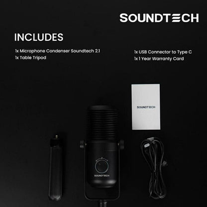 Soundtech 2.1 USB Condenser Microphone