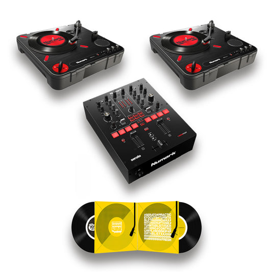 Numark Scratch + PT01 Scratch + TTW006BK (Portable Serato Bundle)