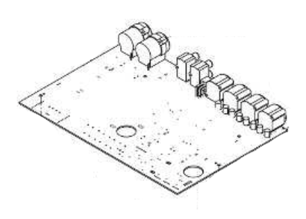 Denon DJ Prime 2 Spareparts-PCB Rear Panel Assembly