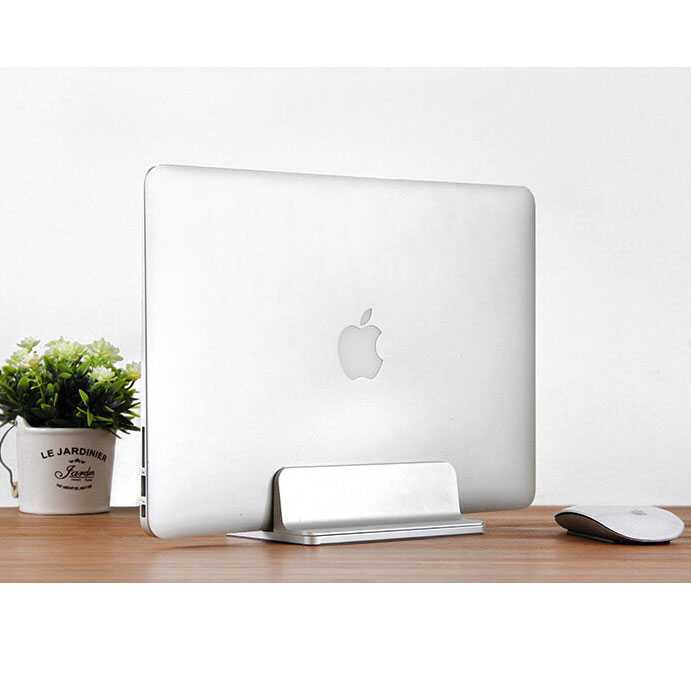 Laptop Stand Vertical Holder Aluminium Adjustable for Macbook Pro