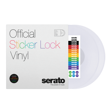 Serato Sticker Lock Control Vinyl (Pair) 12