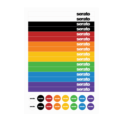 Serato Sticker Lock Control Vinyl (Pair) 12"