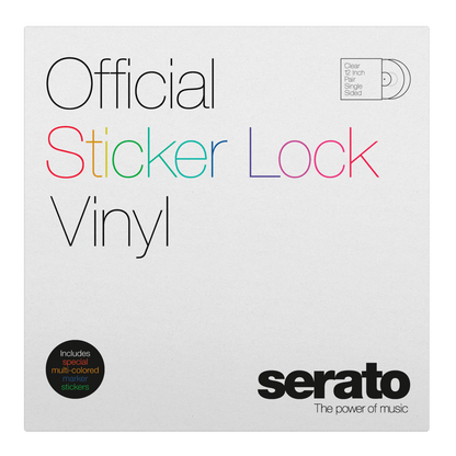 Serato Sticker Lock Control Vinyl (Pair) 12"