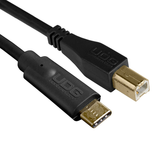 UDG Ultimate USB Cable 2.0 C-B Black Straight