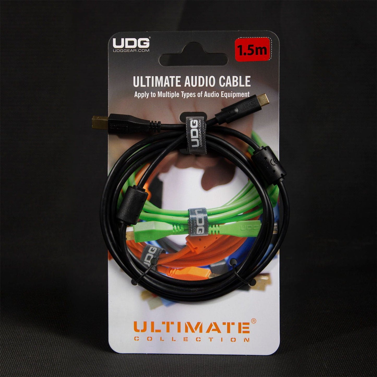 UDG Ultimate USB Cable 2.0 C-B Black Straight