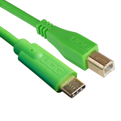 UDG Ultimate USB Cable 2.0 C-B Green Straight