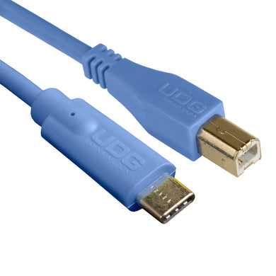 UDG Ultimate USB Cable 2.0 C-B Blue Straight