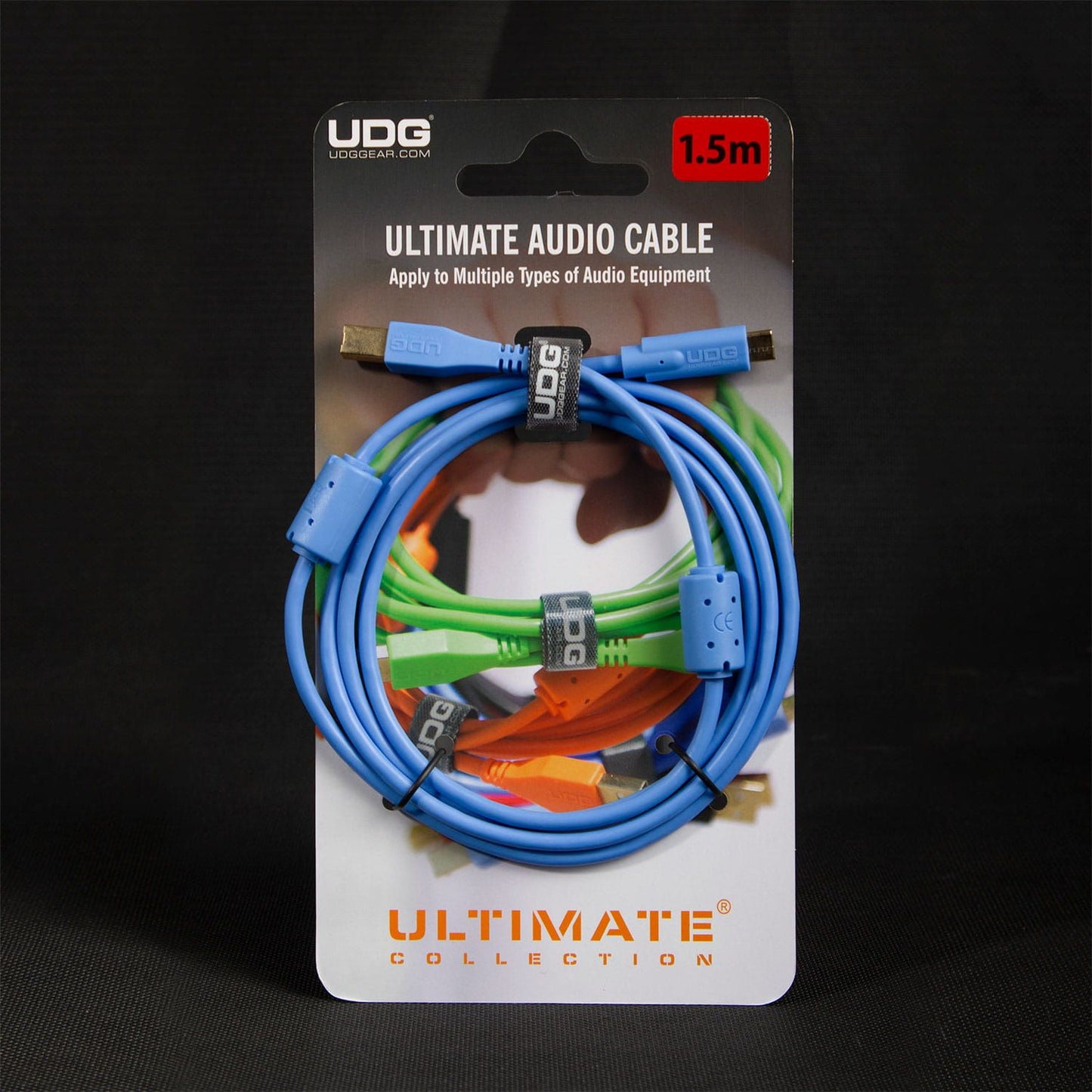 UDG Ultimate USB Cable 2.0 C-B Blue Straight