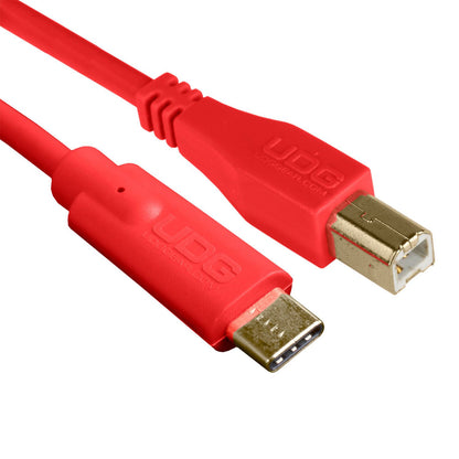 UDG Ultimate USB Cable 2.0 C-B Red Straight