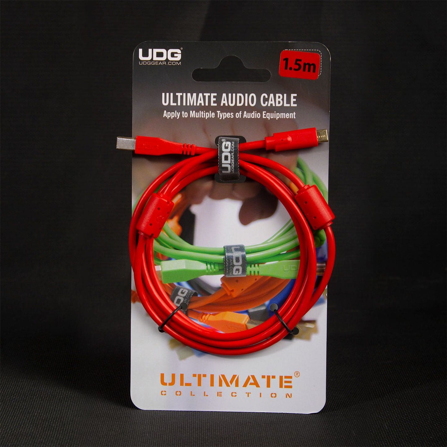 UDG Ultimate USB Cable 2.0 C-B Red Straight