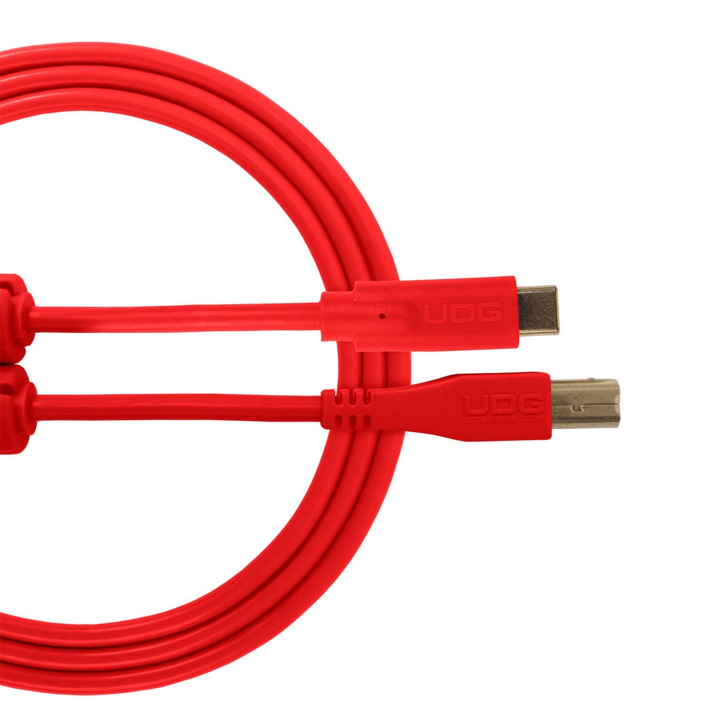 UDG Ultimate USB Cable 2.0 C-B Red Straight