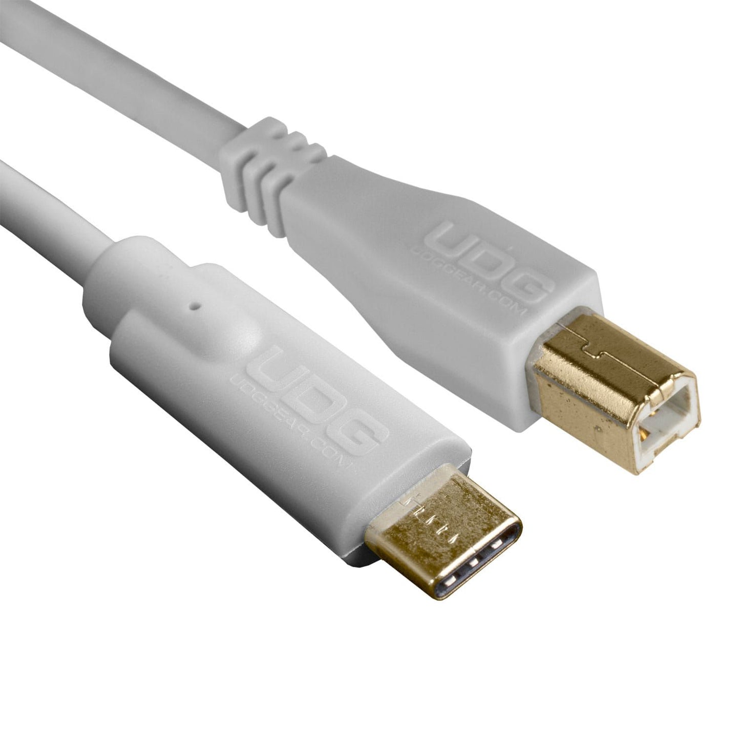 UDG Ultimate USB Cable 2.0 C-B White Straight