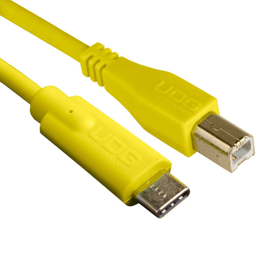 UDG Ultimate USB Cable 2.0 C-B Yellow Straight