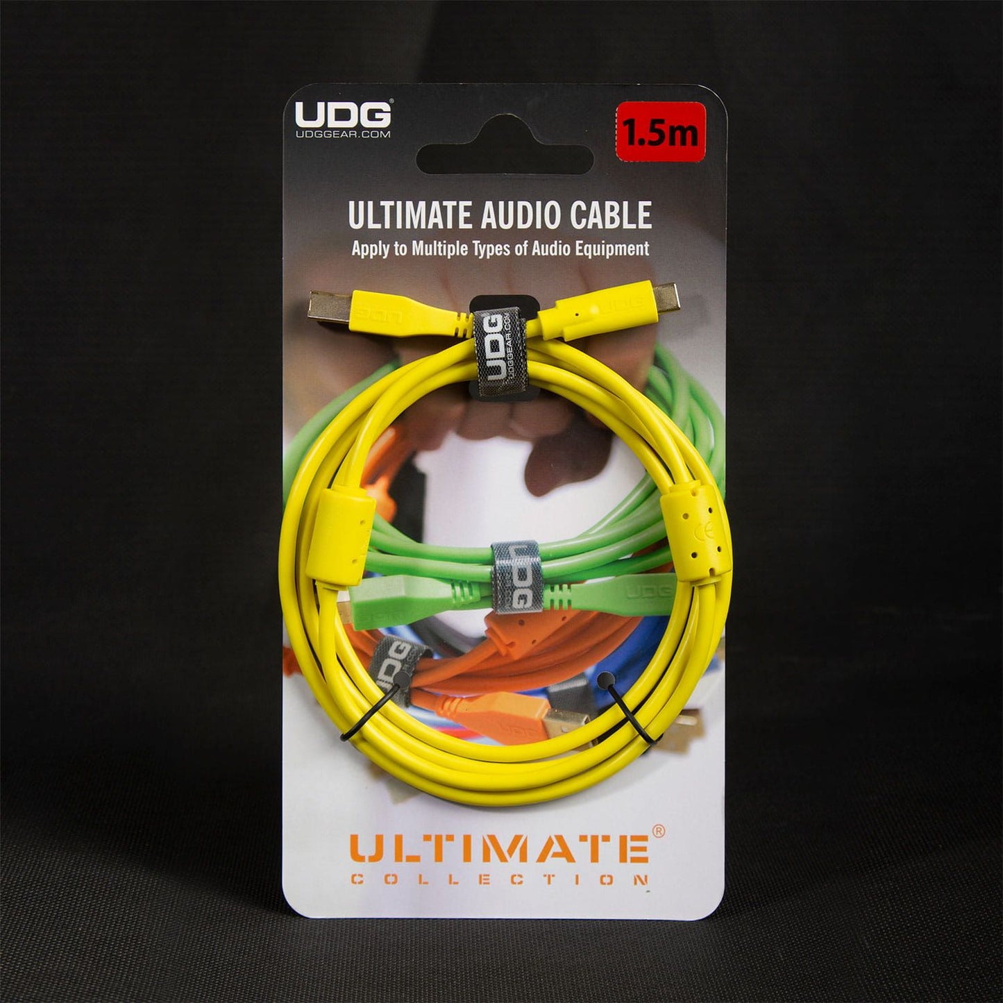 UDG Ultimate USB Cable 2.0 C-B Yellow Straight