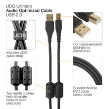 UDG Ultimate USB Cable 2.0 A-B Black Angled