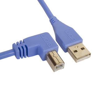 UDG Ultimate USB Cable 2.0 A-B Light Blue Angled