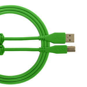 UDG Ultimate USB Cable 2.0 A-B Green Straight