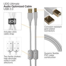 UDG Ultimate USB Cable 2.0 A-B White Straight